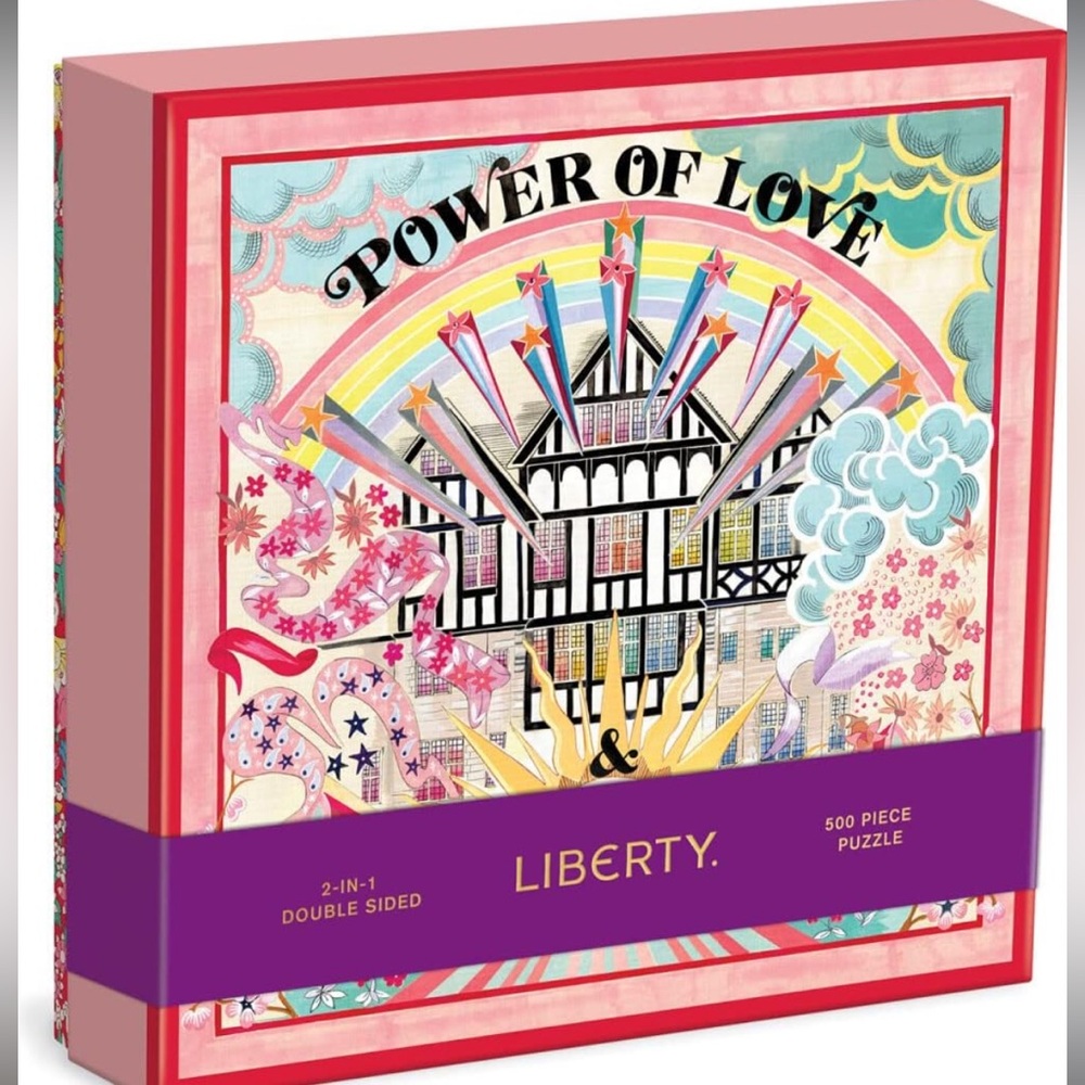 Liberty Power of Love 500 Piece Double Sided Puzzle with Shaped Pieces